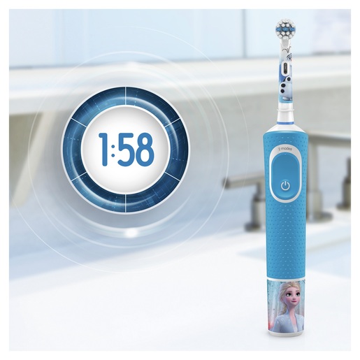 Oral-B električna četkica D100 FROZEN+ torbica