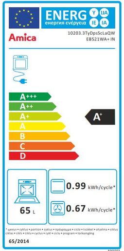 Amica pećnica EB521WA+ IN