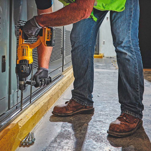 DEWALT akumulatorski set bušaći čekić DCH133 + odvijač DCF787, 2 akumulatora, punjač, TSTAK kofer