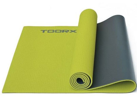 TOORX podloga za jogu 173x60x0,4 cm lime-green-gray