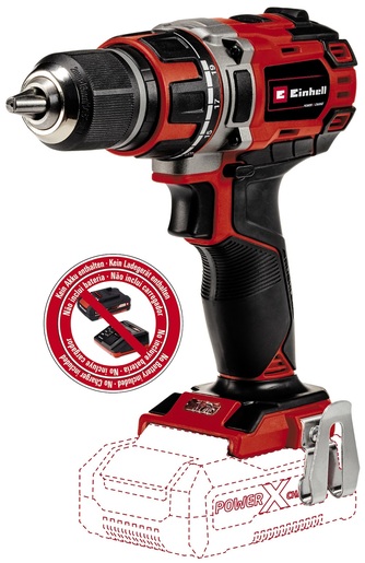 EINHELL akumulatorska bušilica TE-CD 18/50 Li - Power X-Change - SOLO ALAT - Brushless motor