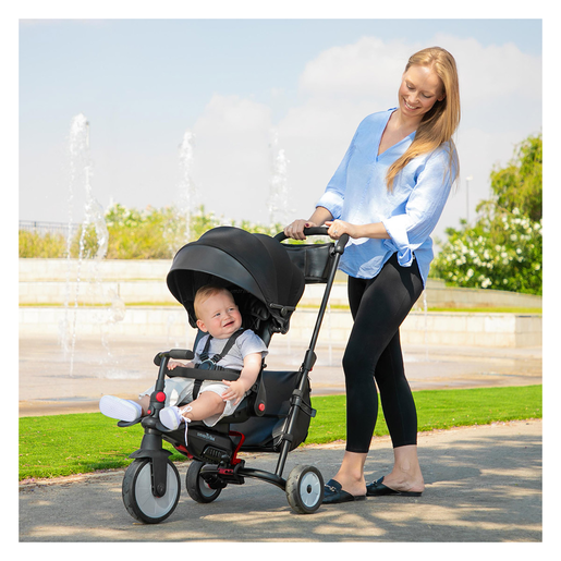 Smart trike 5501100 tricikl 7 u 1 str7  urban crni