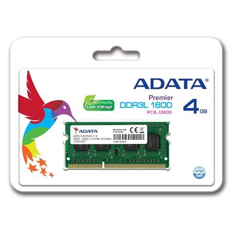 Memorija za prijenosna računala ADATA DDR3L 4GB 1600MHz
