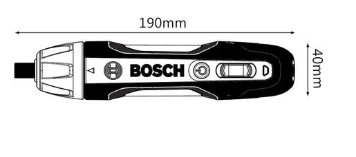 Bosch Professional akumulatorski izvijač 3.6 V GO (2x bitovi, Mini L-BOXX)