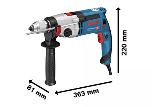 BOSCH Professional udarna bušilica brzostezna GSB 24-2 + L-BOXX