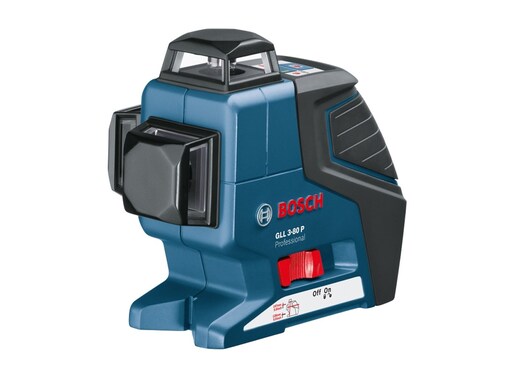 BOSCH Professional križni laserski nivelir GLL 3-80 (4AA) + cilj. ploča + torba + kovčeg