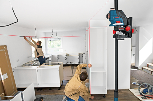 BOSCH Professional GLL 3-80 C križni laserski nivelir (4AA, AA1, CP, torba, BT 150)