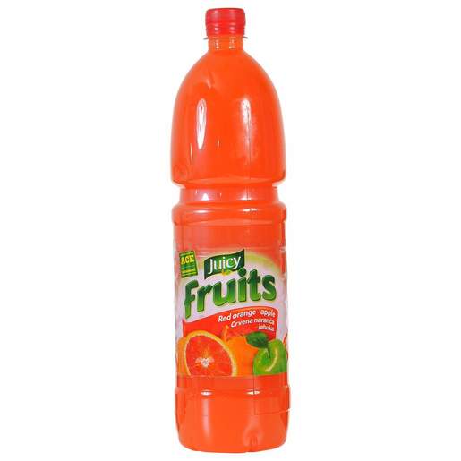 Juicy fruits crvena naranča, jabuka ACE 1,5 l