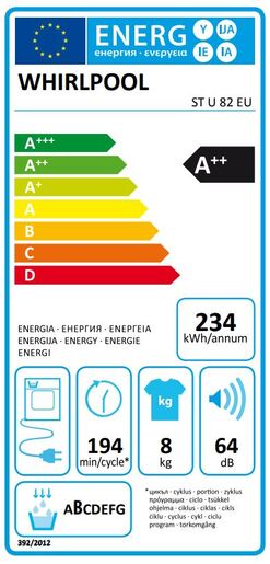 Whirlpool sušilica rublja ST U 82 EU