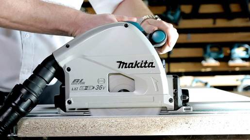 MAKITA akumulatorska uranjajuća pila (18+18V, 165mm, kofer) DSP600ZJ