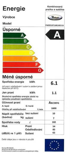 Whirlpool perilica sušilica rublja FWDD1071681WS EU