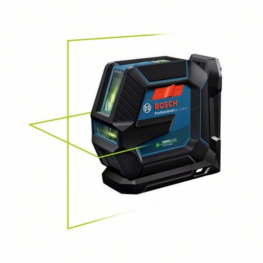 BOSCH Professional laserski nivelir GLL 2-15 G + cilj. ploča + torba