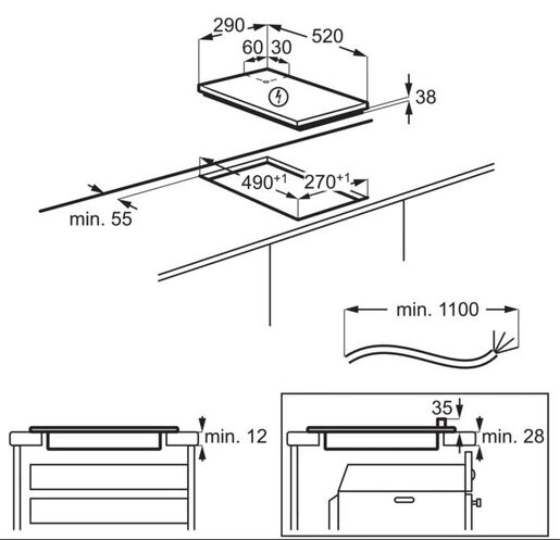 AEG ploča HRB32310NB