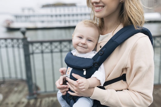 Ergobaby Omni 360 nosiljka, Cool Air, Ponoćno plava