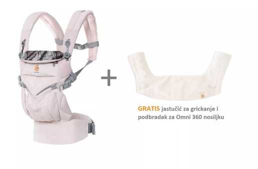 Ergobaby Omni 360 nosiljka, Cool Air, Maui + GRATIS jastučići za grickanje i podbradak