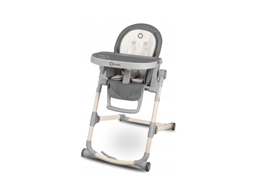 Lionelo dječja hranilica Cora, siva