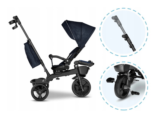 Lionelo tricikl Kori, 2 u 1, okvir od magnezija, plavi