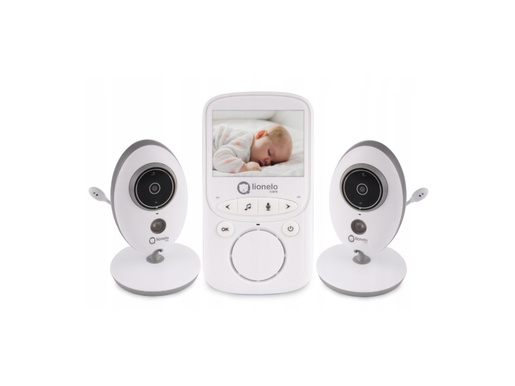 Lionelo dječji video monitor BabyLine 5.1, 2xkamera, 8 uspavanki, domet do 300m