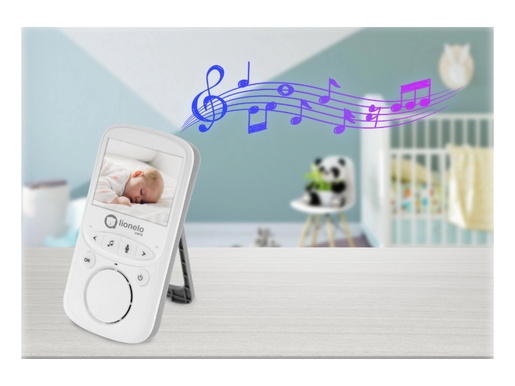 Lionelo dječji video monitor BabyLine 5.1, 2xkamera, 8 uspavanki, domet do 300m