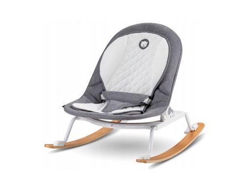 Lionelo dječja zibalica Rosa, siva-bijela