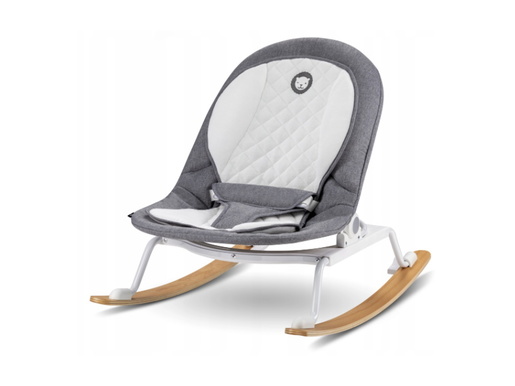 Lionelo dječja zibalica Rosa, siva-bijela