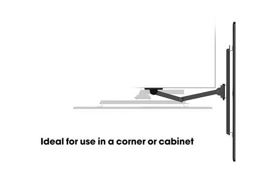 Vogel's zidni nosač, nagibni sa zglobom, MA2040 (19-40"/15kg/200x200)