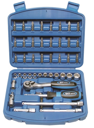 BGS Set nasadnih ključeva i bitova 4-13mm 1/4" 46dj pro+ 2144