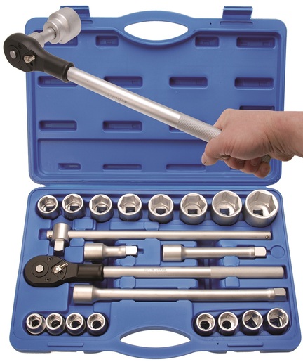 BGS Set nasadnih ključeva 19-50mm 3/4" 21dj. pro+ 1207 promo