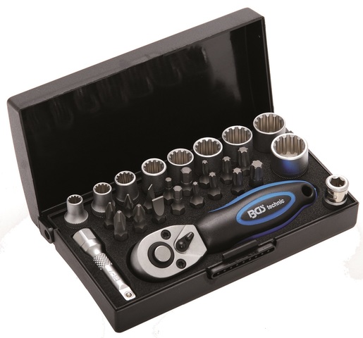 BGS Set nasadnih ključeva i bitova 5-13mm 1/4" 28dj pro+ 2143