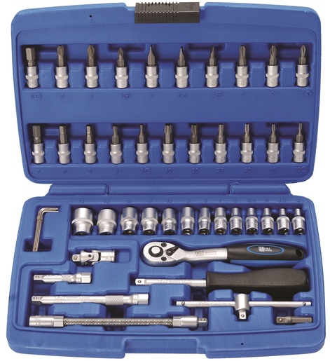 BGS set nasadnih ključeva i bitova 4-14mm 1/4" 46dj. pro+ 2146