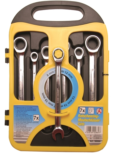 BGS set viljuš.-okastih ključeva s rač 8-19mm 7 dj. Kraf. 30000 pr