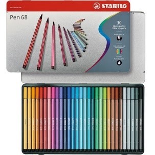 Floasteri Stabilo PEN 68 30/1 s metalnom kutijom