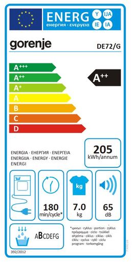 Gorenje sušilica rublja DE72/G*RASPRODAJA