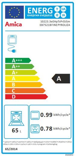 Amica pećnica EB7521B