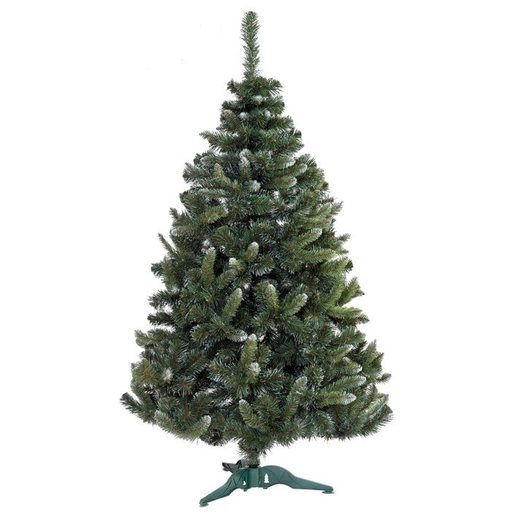 Umjetno božićno drvce - jelka s bijelim vrhom 120 cm