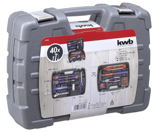 KWB set alata u plastičnom kovčegu 40-dijelni