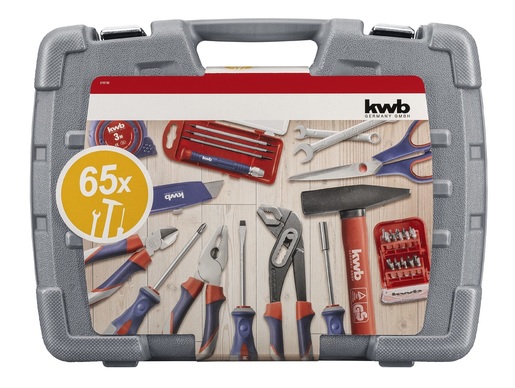 KWB set alata u plastičnom kovčegu 65-dijelni