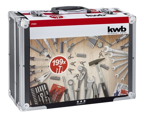 KWB set alata u aluminijskom kovčegu 199-dijelni