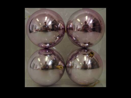 Plastične kuglice 10cm/4kom - lila