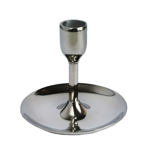 Svijećnjak alu/nikl 10cm