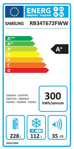 SAMSUNG hladnjak BMF RB34T672FWW/EK