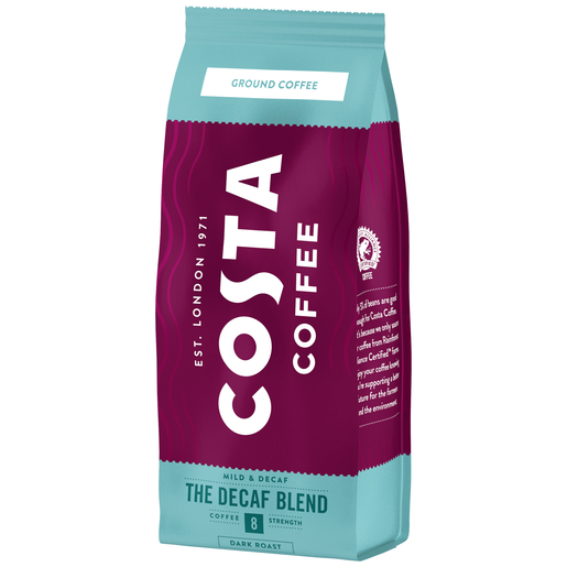 Costa The Decaf Blend bezkofeinska tamno pržena mljevena kava 200 g