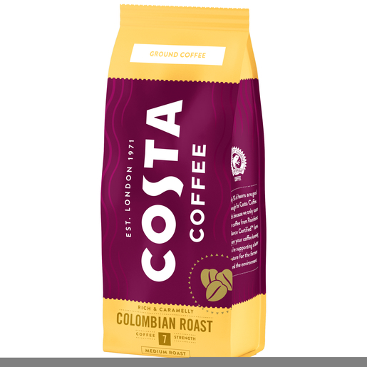 Costa Colombian roast srednje pržena mljevena kava 200 g