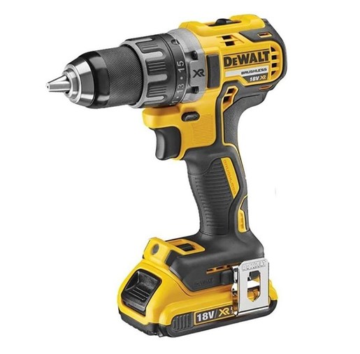 DEWALT akumulatorska bušilica-odvijač 18V, 2 x 2.0Ah + kofer i pribor DCK791D2T