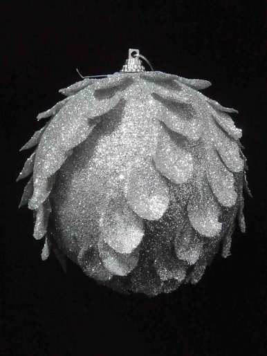 Stiropor kuglica - Srebrna 10 cm - 2 kom 83300