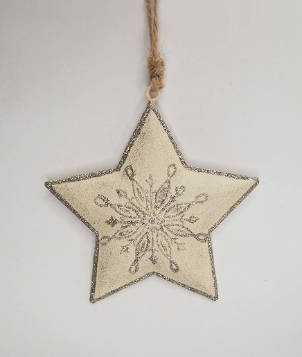 Metalna viseća dekoracija - Zvijezda 87289