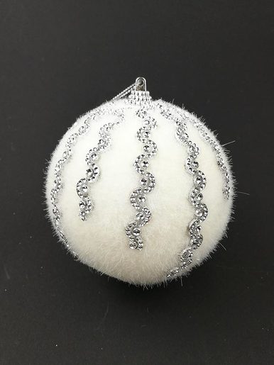 Stiropor kuglica - Bijela 10 cm - 2 kom 90706