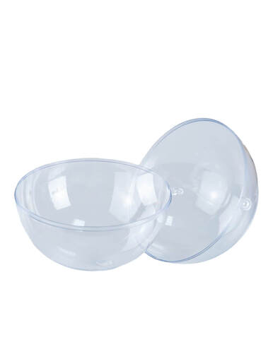 Hoby (DIY) plastična prozirna kuglica 12 cm - 2 dijela, 91126