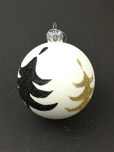 Staklena kuglica 8 cm - 2 kom  90210