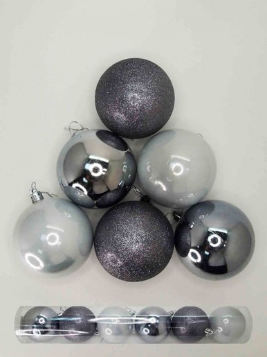 Plastična kuglica MIX 3 boje 8 cm - 6 kom